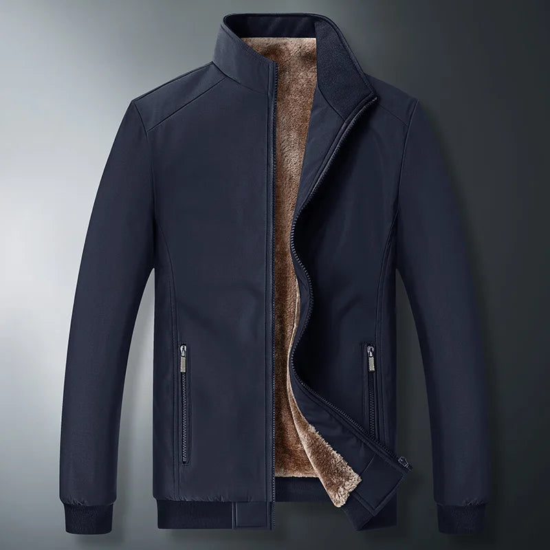 Plus Size 6XL 7XL 8XL Men's Coat Windbreaker Winter Fleece Coats For Men